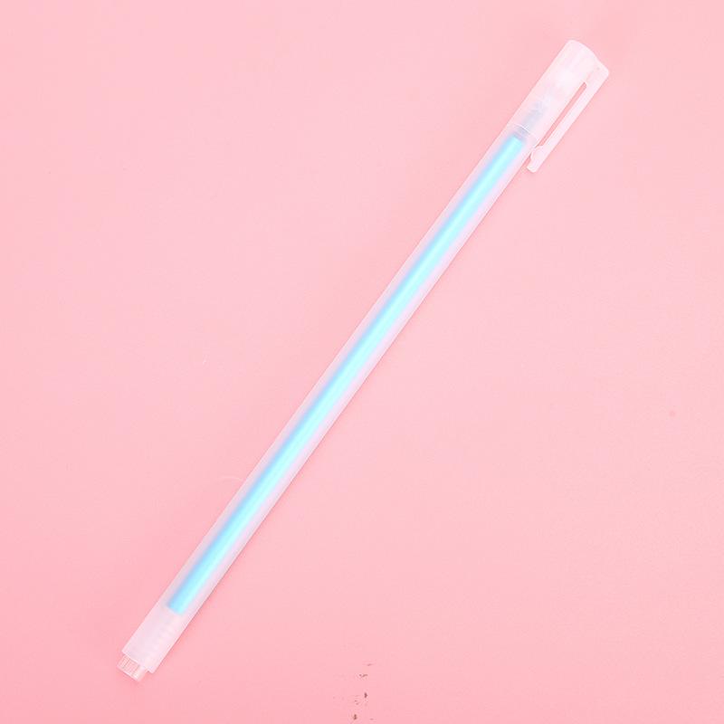 10Pcs Transparent Frosted Watercolor Pens, Used for Office Work, Problem Solving, Signature Writing, Diaries, Notes, Student Classroom Prizes, Friend