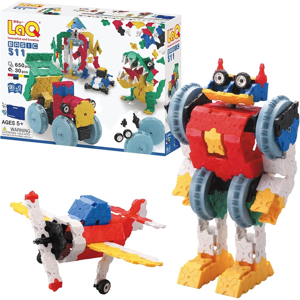 Yoshiritsu LaQ Basic Building Blocks Set 511 Creative Construction Toy for Kids