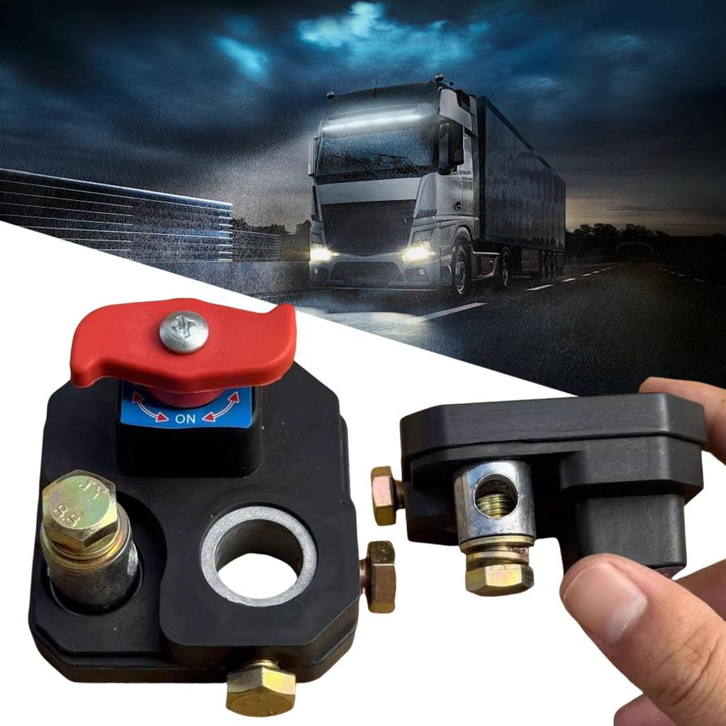 car Battery Shut Off Control Heavy Duty 12V/24V Battery Disconnect Auto Auxiliary Parts for Sea Industrial ATV Trailer Yacht