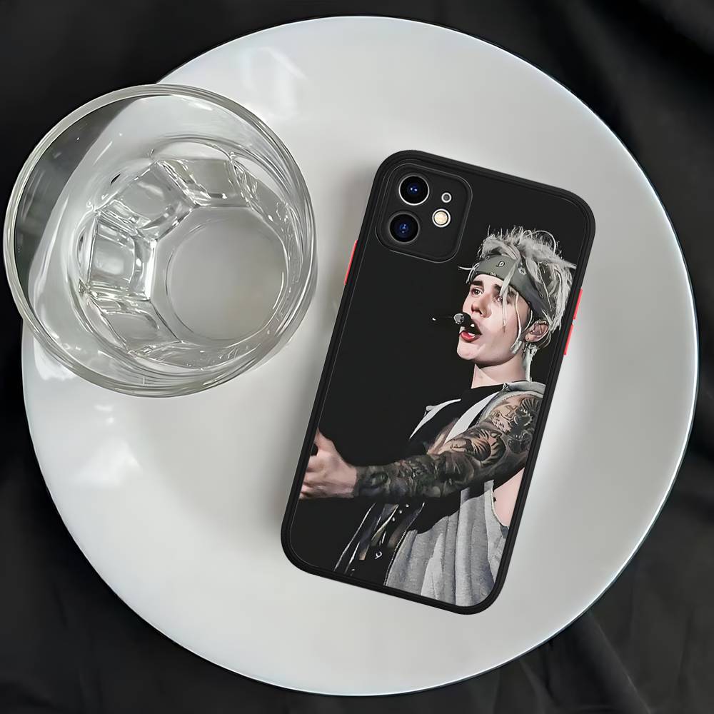 Singer J-Justin B-Bieber Phone Case For IPhone 16 Pro Max Case 11 12 13 14 15 Pro Plus X XS MAX Case Matte Cover
