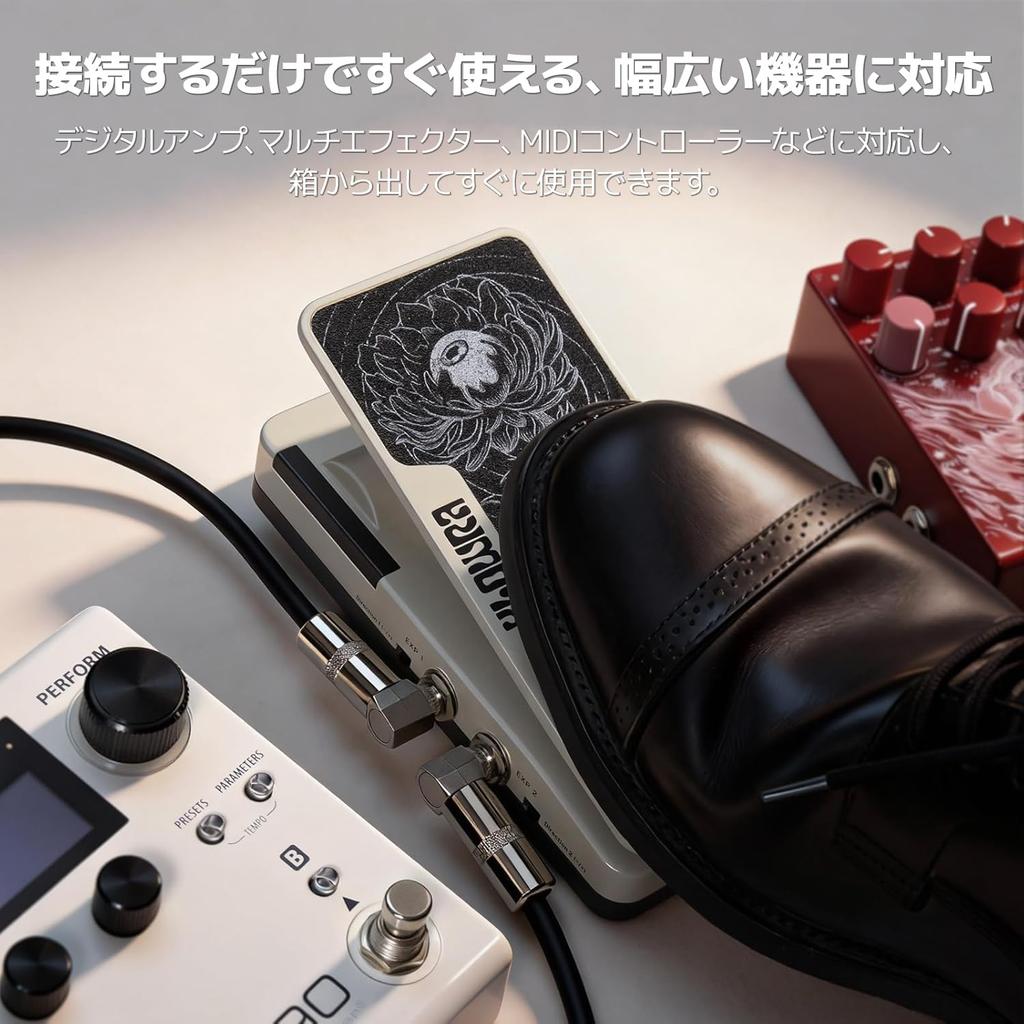 Klowra Mantra Dual Expression Pedal Independent Output Channels Polarity Switch Passive EXP Pedal Guitar Effects Amplifiers MIDI Controllers