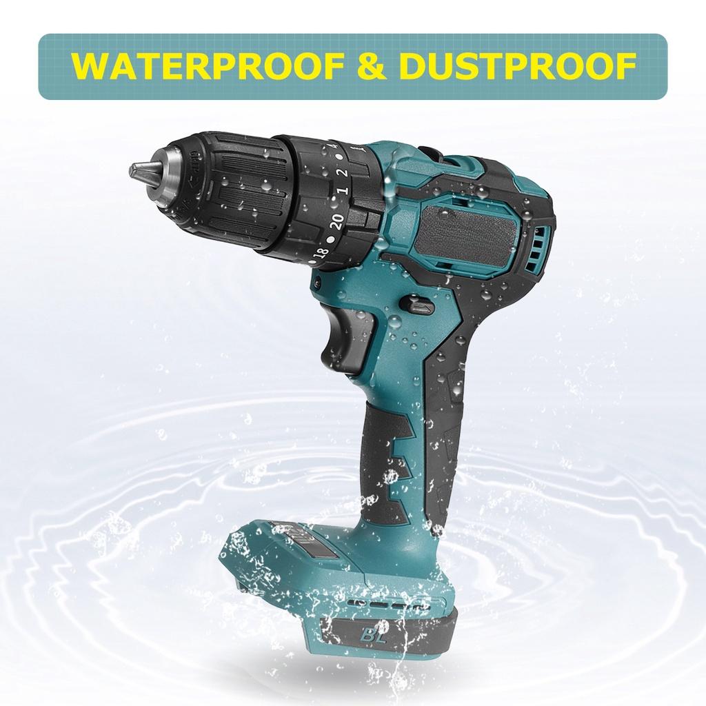 

Зеленая бесщеточная электрическая дрель аккумуляторная отвертка 3 функции мини аккумуляторная ударная ручная дрель без аккумулятора для 18В аккумулятора 10MM