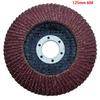 Brown Corundum 1Pc 4 5 Inch Flap Disc 40 60 80 120 Grit Assorted Abrasive Grinding Sanding Wheel For Grinding Polishing