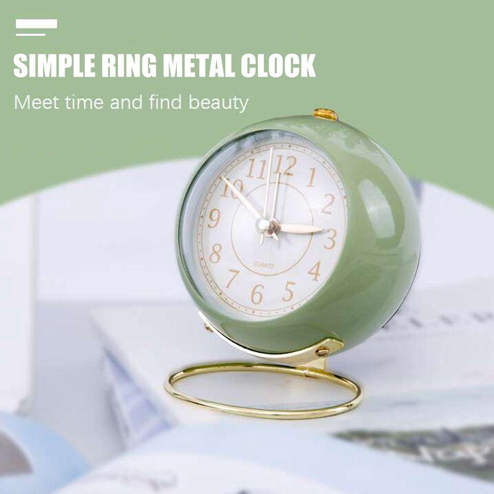 Quartz Bedroom Decoration Student  Bedside Table Clock Alarm Clock Home Decor Desktop Ornaments
