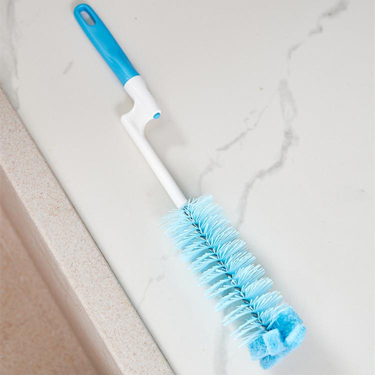 6079 Creative Long Handle Rotating Bottle Brush with Nylon Bristles