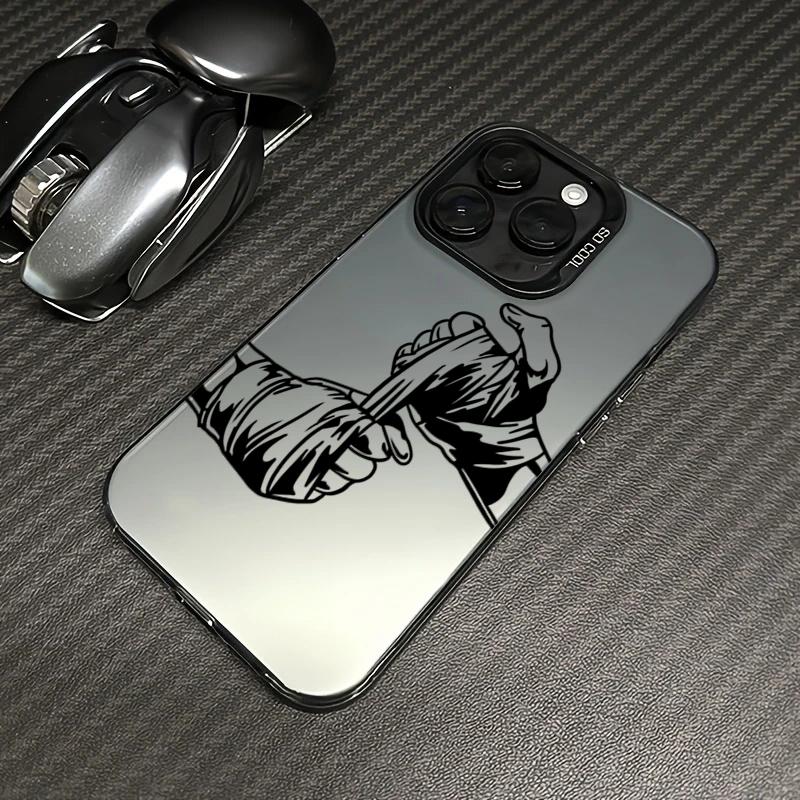 Boxing Girl Personalized Electroplate IMD Phone Case For Xiaomi Redmi Note 14 13 12 11 10 Pro Plus 4G 5G 12S Redmi 14C 13 Cover