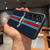 Custodia per Telefono Racing M-Martini Per Samsung A56 A36 A26 A16 A15 A25 A35 A55 A14 A34 A24 A54 Guscio Morbido Nero