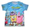 2026 Hot Selling Fashion New Personality SpongeBob SquarePants Underwater Adventure Pattern Round Neck 3D Printed Casual T-shirt