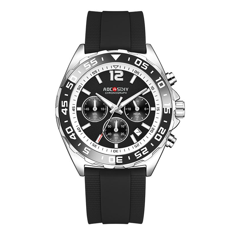 Top Brand Luxury Watches for Men Luminous Date Multifunction Waterproof Chronograph Quartz Wristwatch Clock Gifts reloj