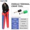 YMS-06WF Electrician Special Tubular/Pin Type Terminal Crimping Pliers 0.5-6mm² Cold-Pressed Wire Crimpers"