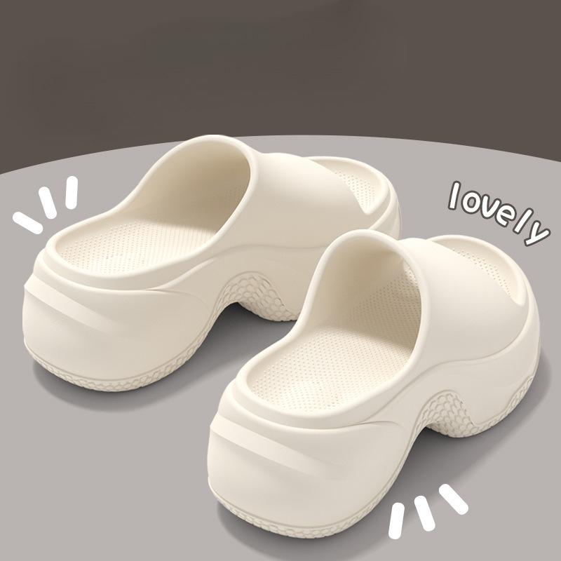 

High-heeled Slippers for Women - New Style, Indoor Anti-slip, Versatile and Fashionable Shoes Fits 39-40 білий
