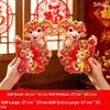 2027 Year Of The Goat Spring Festival Door Stickers Cartoon Pattern Bright Festive Colors For Home Lunar New Year Decoration