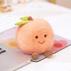 Peach & Tomato Jelly Plush Doll - Cute Fruit Toy Gift for Kids