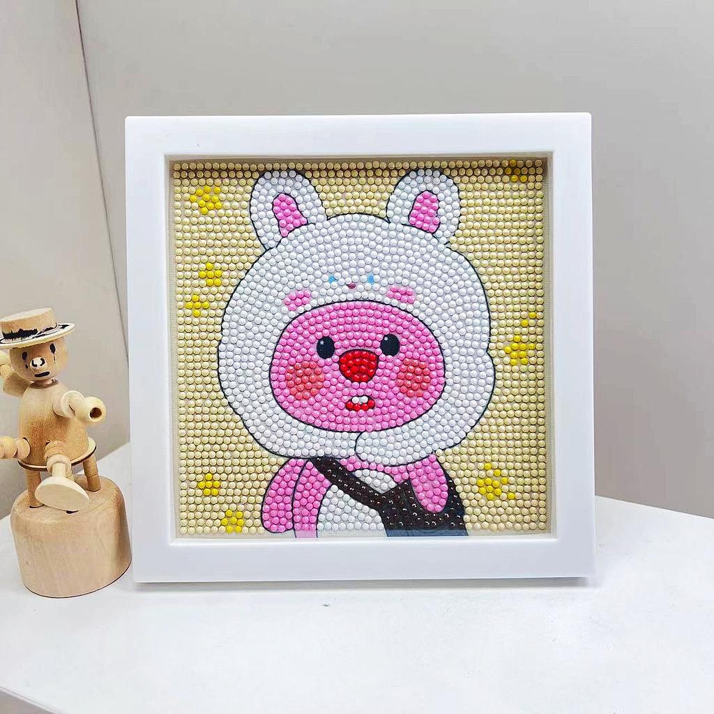 Children'S Diamond Painting Handmade Diy Masonry Painting Cartoon Diamond Sticker Bedroom Living Room Decorative Painting Photo Frame