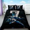 Copripiumino Cristiano Ronaldo Calcio CR7 Set Biancheria da Letto per Camera da Letto Confortevole e Traspirante Regali per Fan Queen King