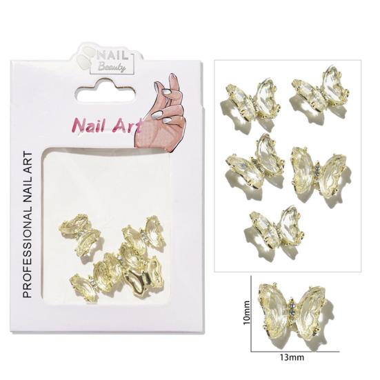 Excellent Nail Art Batterfly Colorful High Brightness