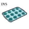 Muffins Baking Tray Silicone Muffin Pan for Baking, 6/12-Cavity Easy Release Cake Clean Mold, Food Grade Nonstick Cupcake Mold Kitchen Flexible Cups