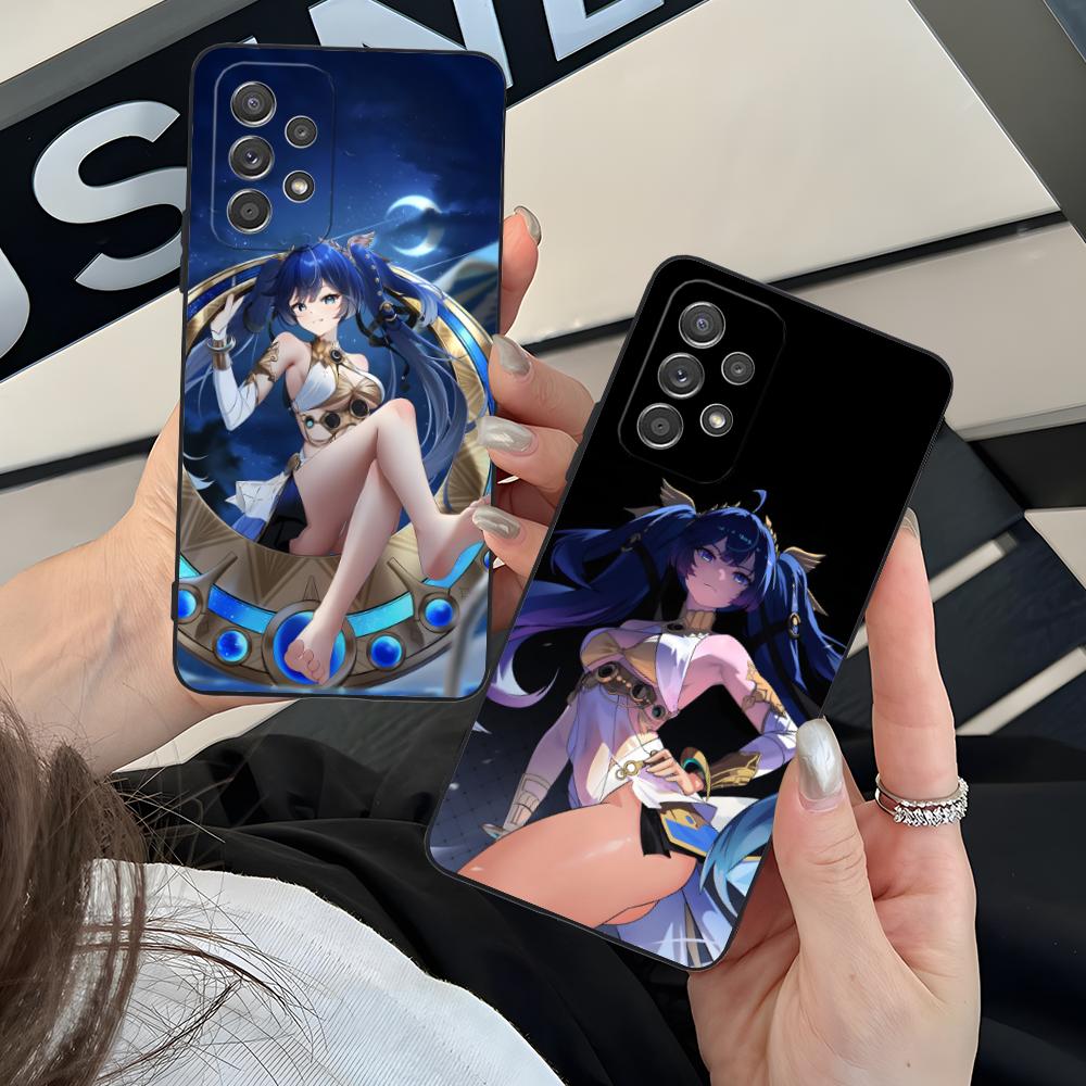 Wuthering Waves Luno Phone Case for Samsung Galaxy A56 55 54 53 52 51 36 35 34 23 16 15 5G Colour Cover Cover Cellphones Pretty