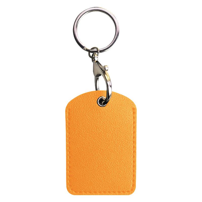 Customized leather water drop small card cover, keychain protective cover, elevator card cover ins community access card cover, customized oem.