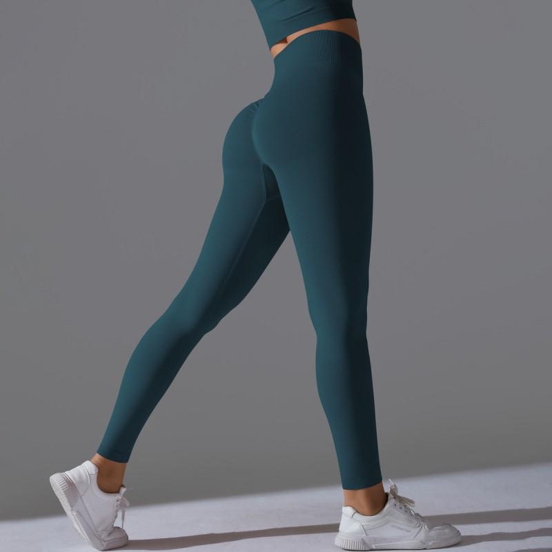 High-Waisted Seamless Yoga Leggings Women Breathable Quick-Dry Compression Fit Running Gym Workout
