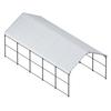 13' x 26' Metal Carport Heavy Duty Outdoor Car Shelter Garage for Boats