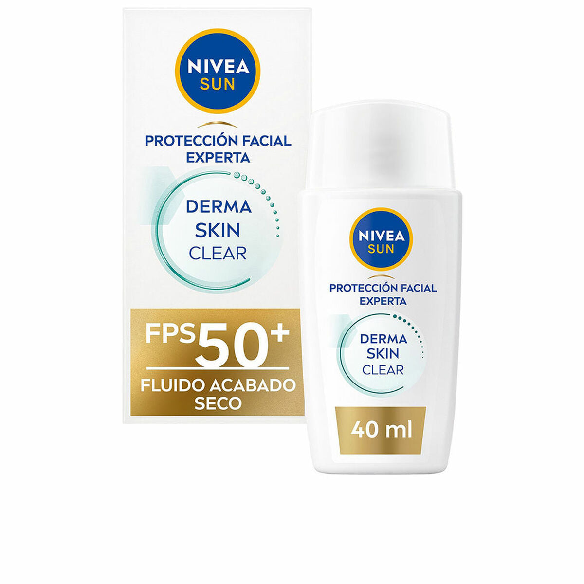 

Солнцезащитный крем для лица Nivea Sun SPF 50+ 40 мл Против несовершенств Светлая кожа