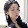 Heart Lace Drop Earrings JB-26-012E