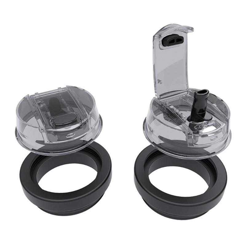 Replacement Lid For 40oz Tumblers Leak Proof Silicone Straw Cover Accessory For Drinkware Hygienes Protections