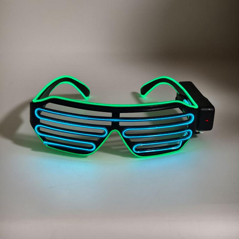 LED Party Blinds: Flashing Music Glasses for Clubbing and Atmosphere