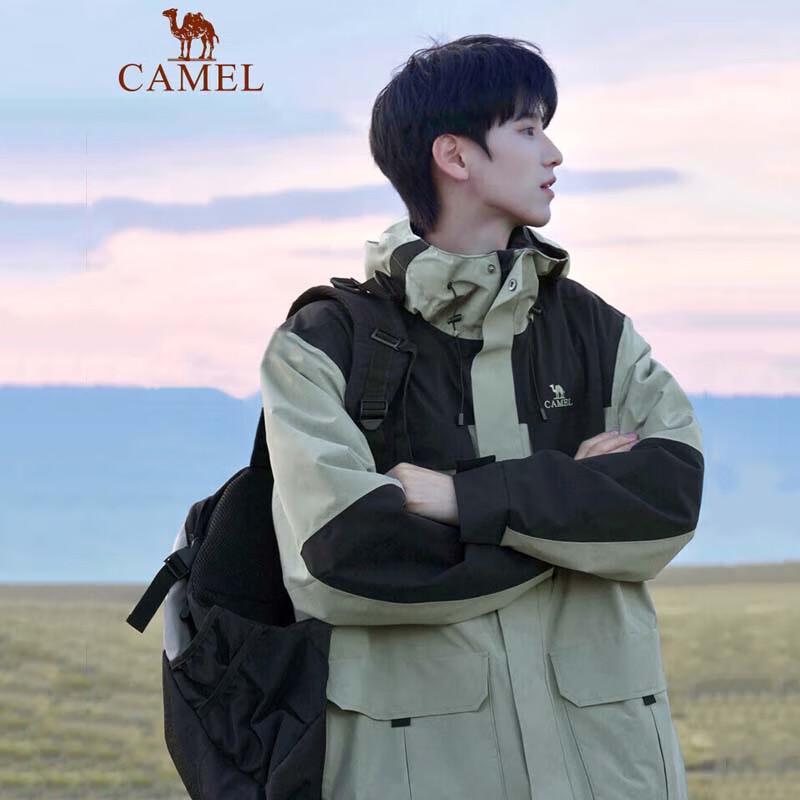 CAMEL Men s Outdoor Workwear Color-Block Jacket A1W231107X S