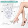 Soft Forefoot Insert Pain Relief Half Size Shoe Pad High Heels Women Sandals Anti-Slip Silicone Gel Insoles for Shoes Cushion
