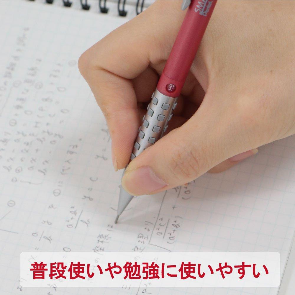 Pentel Smash Mechanical Metal Red Pencil, 0.5mm, Q1005-13A,