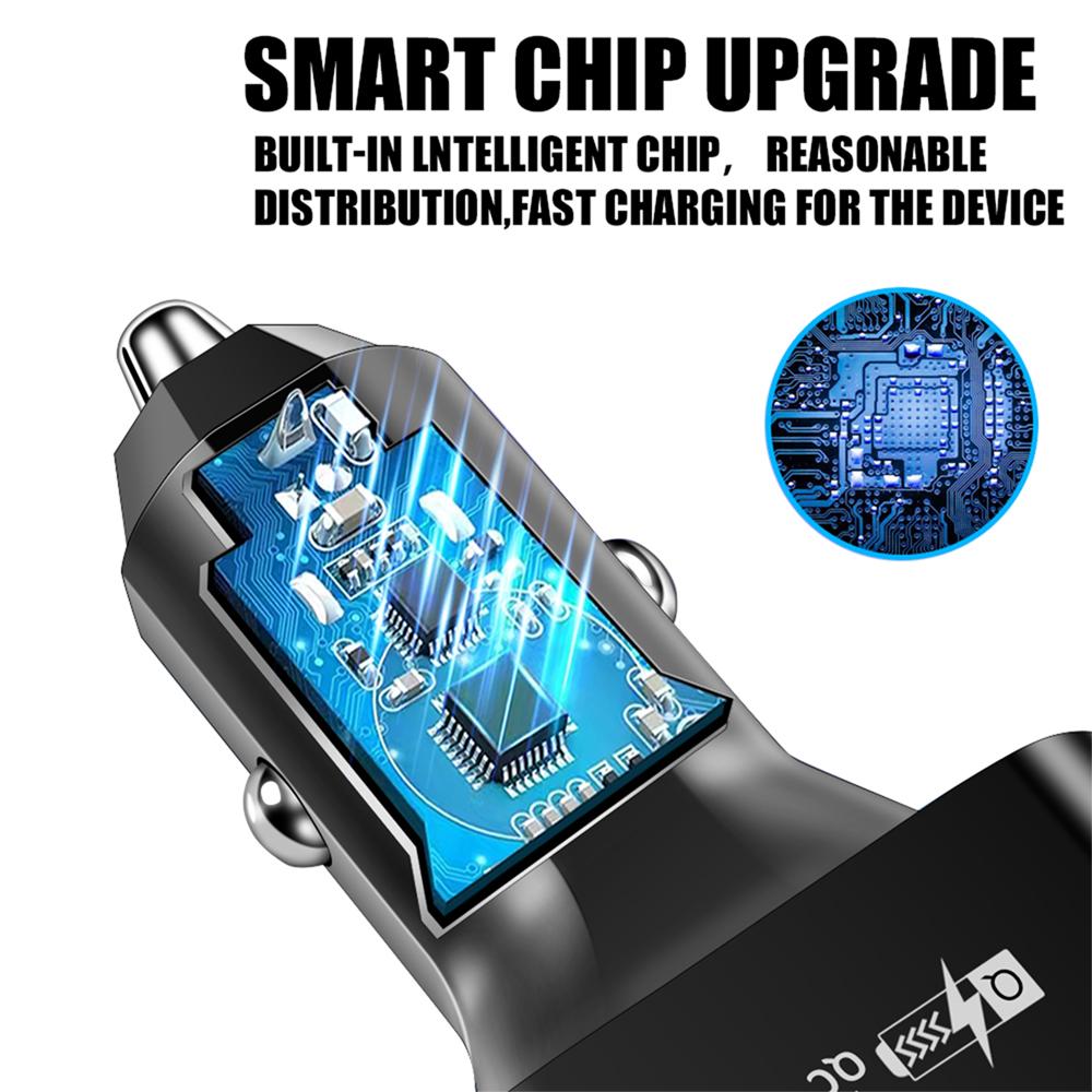 Car Charger USB PD 25W Fast Charging For Xiaomi Huawei iPhone Car Phone Adapter Socket Cigarette Lighter For Volvo RDESIGN