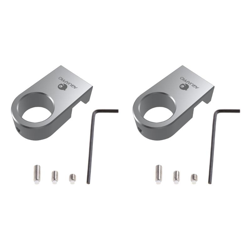 

2 шт. зажим для крепления трубы для впуска-выпуска воды в аквариуме, зажим для шланга для кормления аквариума, держатель для шланга для воды S серебряный