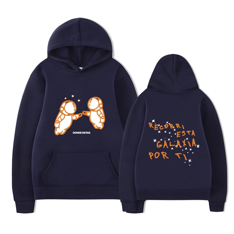 Fashion Printed Double Astronaut Hoodies Men Casual Long Sleeve Sweatshirts Women Casual Harajuku Streetwear Sudaderas