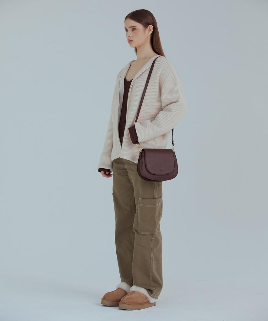 Monsac Ready Crossbody Bag Dark Brown Ap12-2323-Db