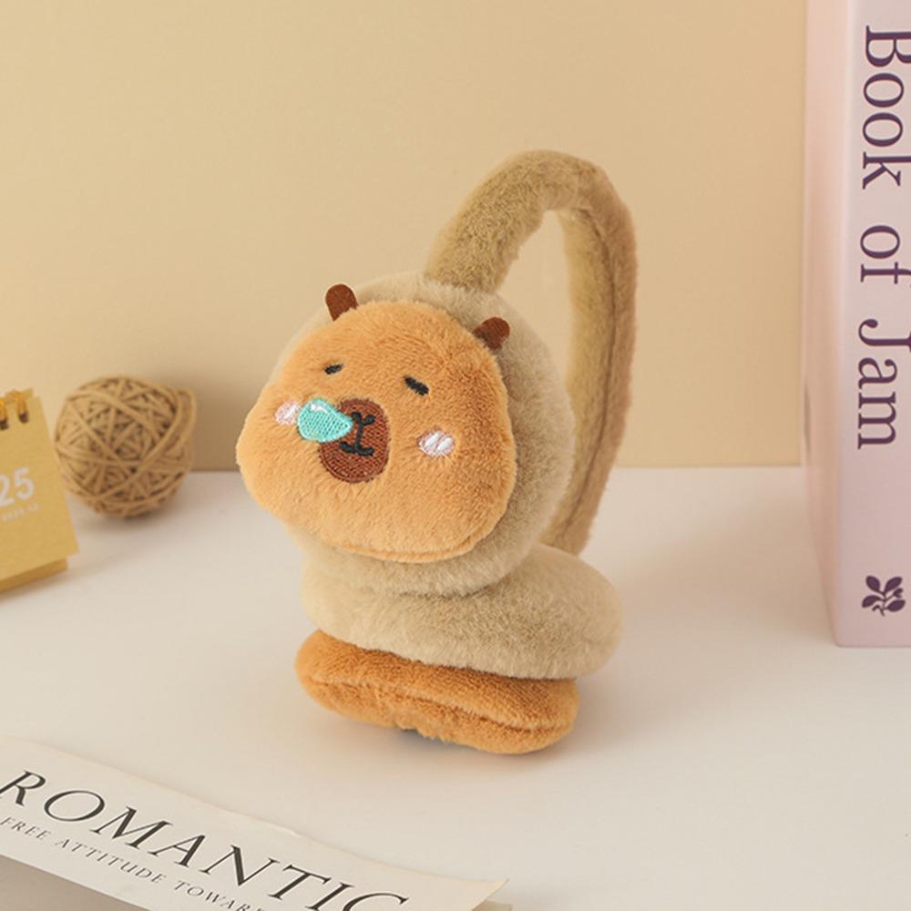 Drei-Ausdrucks-Design Capybara Ohrenschützer Warme Ohrenwärmer Mode Ohrenabdeckungen Winter