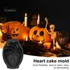 Halloween Silicone Cake Mold Realistic Human Heart Shape Reusable Easy To Clean DIY Baking Tools for Cookies Chocolates
