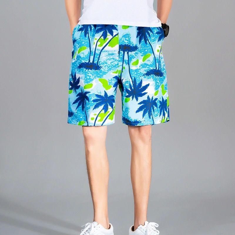 Men's Summer Beach Shorts Men's Cropped Shorts Plus Size Mid Length Shorts Casual Shorts Quick Drying Pants