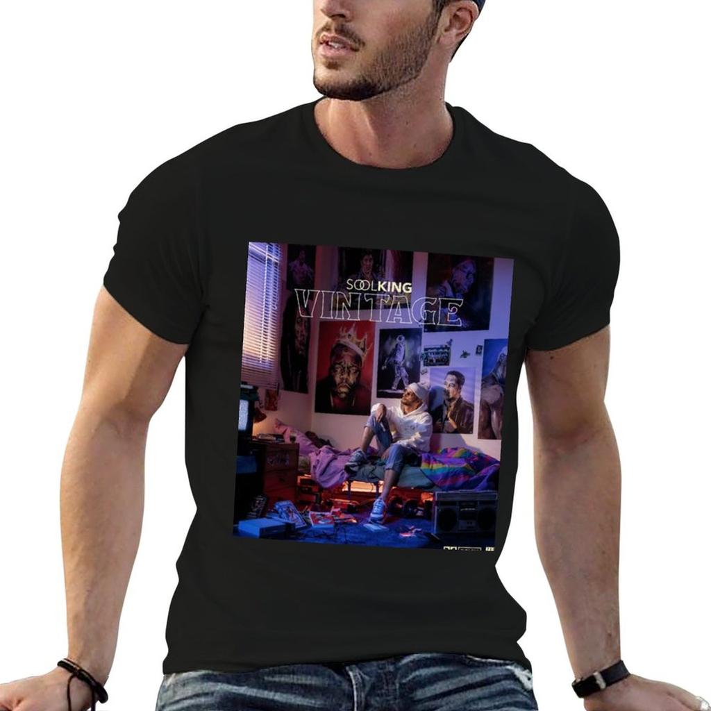 SOOLKING VINTAGE T-Shirt Thanksgiving Casual Tee
