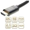 Kabel HDMI 2.1 3m 48Gbps 8K Czarny
