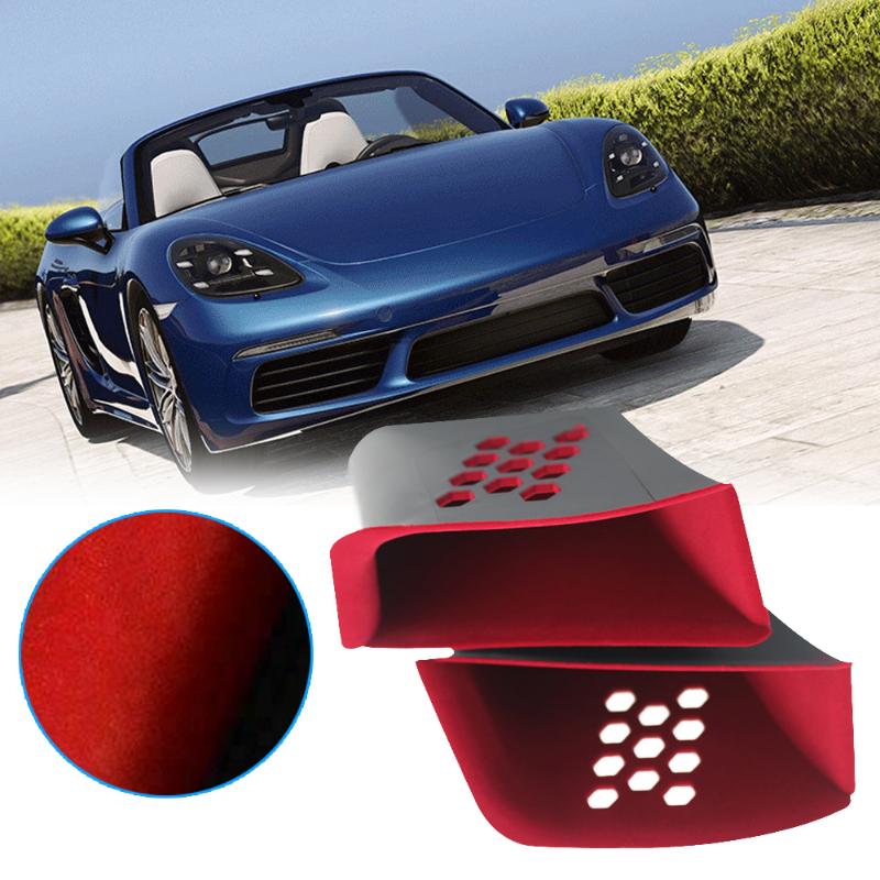 2pcs Car Door Armrest Storage Box Organizer Car Interior Armrest Storage Case Red Car Accessories for Porsche 911 Boxster