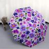 1pc Floral Pattern Automatic Open/Close Umbrella, Compact Travel Umbrella, 8-Rib Sturdy Frame - Ideal Gift for Friends yy251118105