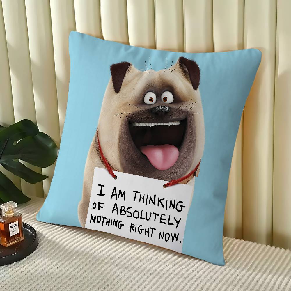 The S-Secret Life Of Pets Pillowcase Toon Gift Cushion Cover Bedroom Home Sofa Chair Seat Decor Pillow Case