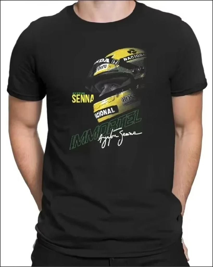 Ayrton Senna Formula 1 Graphic T Shirts Gym Women T-shirts Man Oversized T-shirts for Mens Clothing Y2k Liam Payne Unisex Tops Tees