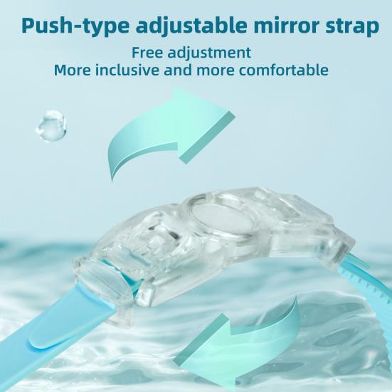 Kids Swim Goggles Anti-Leak Snork Face Guard with Nose Cover And Elastic Strap Anti-Fog UV Protection Swimming Goggles for Boys Girls Ages 3-15