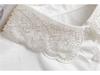 Dekorativer falscher Kragen für Damen im koreanischen Stil aus besticktem Organza für Herbst/Winter
