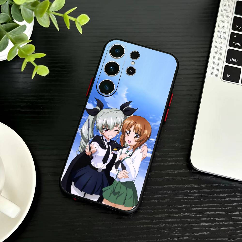 G-GIRLS F-Und P-PANZER Phone Case For Samsung S26,S25,S24,S23,S22,S21,S20,Ultra,Plus,FE Black Soft Cover