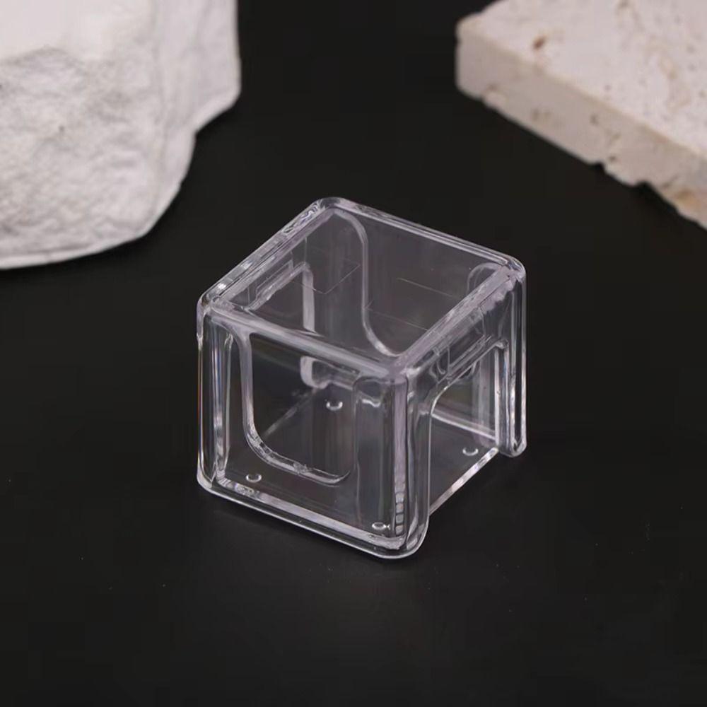 1Pcs Moistureproof Acrylic Box Plastic Cube Storage Holder Durable Billiard Accessory Snooker Pool