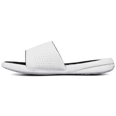 Playmaker Fixed Strap Durable Comfortable Soft Slide Sandals Unisex Sandals White 3000061-102
